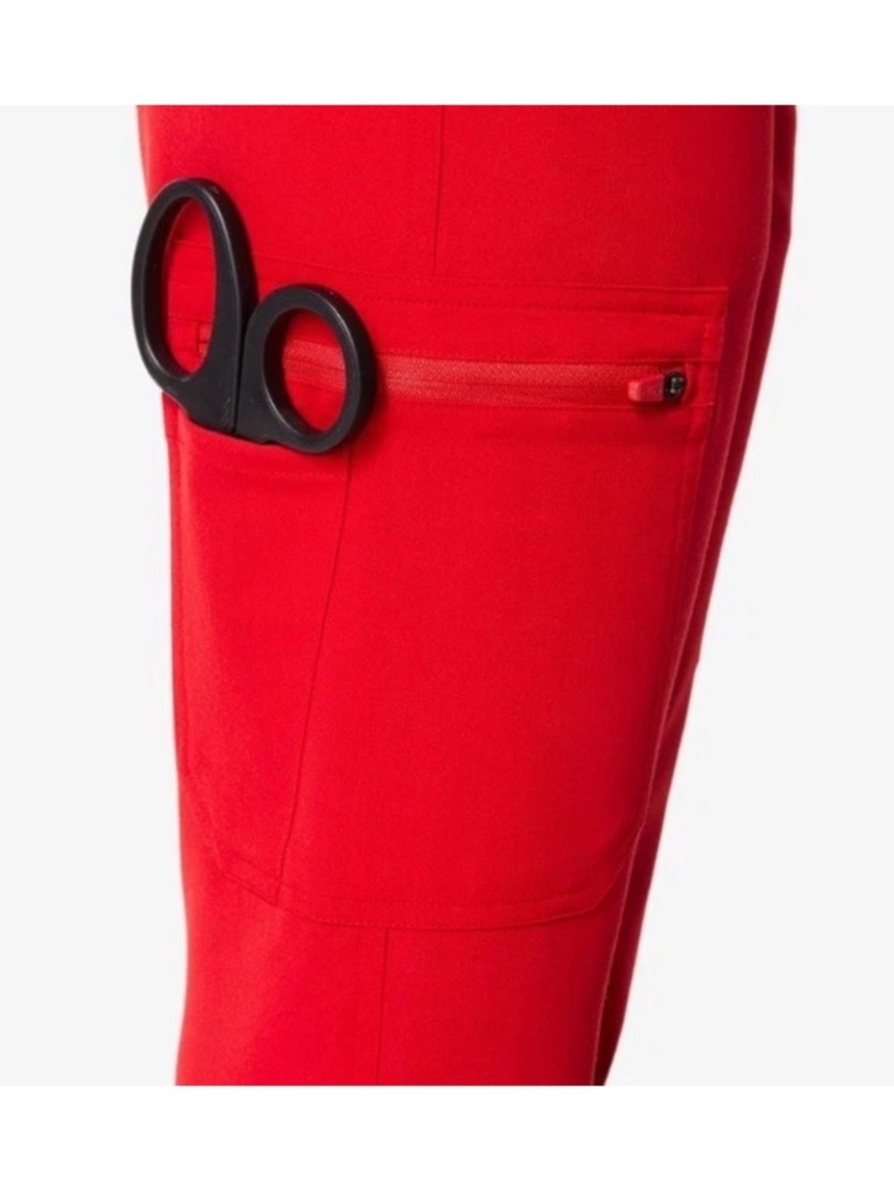 Figs women's Red Yola Skinny Scrub Pants Small - Picture 3 of 11